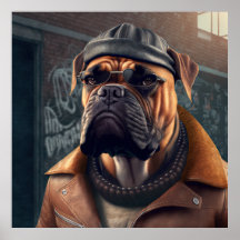 Bullmastiff Hipster Doster