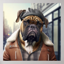 Bullmastiff Hipster Doster