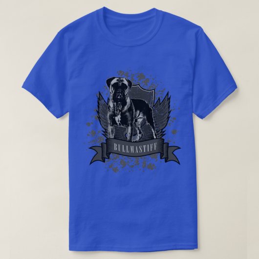 Bullmastiff-Hund 1 T-Shirt (Design vorne)