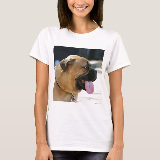 Bullmastiff Hund T-Shirt (Vorderseite)