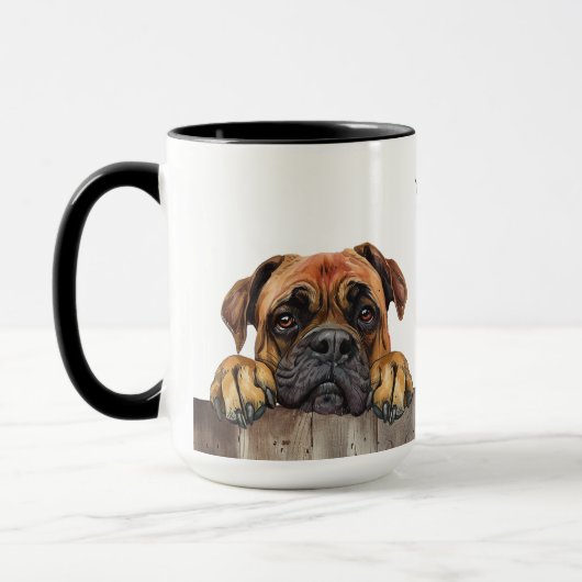 Bullmastiff Hund Tasse (Links)