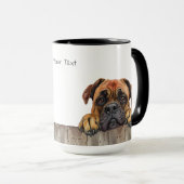 Bullmastiff Hund Tasse (VorderseiteRechts)