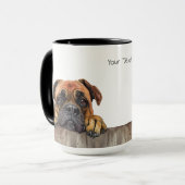 Bullmastiff Hund Tasse (Vorderseite Links)