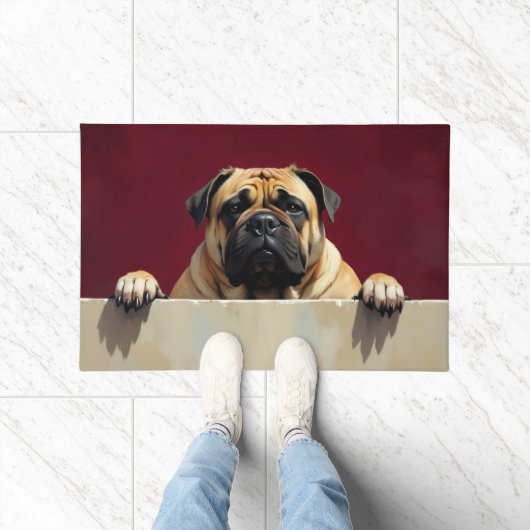 Bullmastiff-Hund Türmatte Kunst (Indoor)