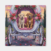 Bullmastiff Hund Valentinstag Magnet (Vorne)