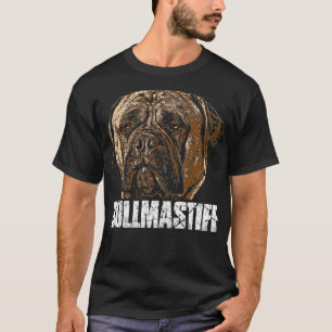 Bullmastiff Hund Vintag Mastiff Haustier Bullmasti T-Shirt
