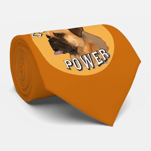 Bullmastiff Krawatte (Gerollt)