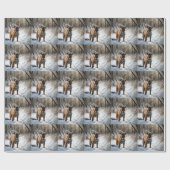 Bullmastiff Let It Schnee Weihnachten Geschenkpapier (Flach)