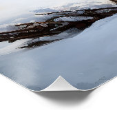 Bullmastiff Let It Schnee Weihnachten Poster (Ecke)