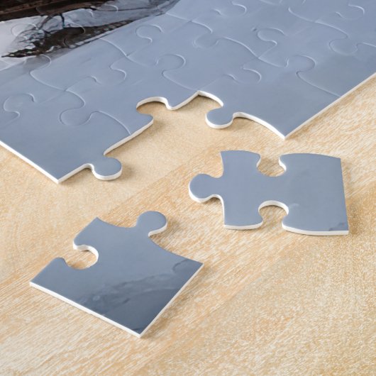 Bullmastiff Let It Schnee Weihnachten Puzzle (Seite)