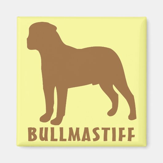 Bullmastiff Magnet (Vorne)