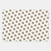 Bullmastiff Malerei Fawn Red Sable Niedlich Hunde Geschenkpapier Set (Vorderseite 2)