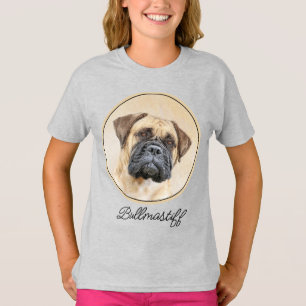 Bullmastiff-Malerei - Niedlich Original Hund Art T T-Shirt