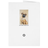 Bullmastiff-Malerei - Niedliche Original Dog Art (Hinten)