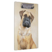Bullmastiff-Malerei - Niedliche Original Dog Art Klemmbrett (Rechts)