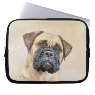 Bullmastiff-Malerei - Niedliche Original Dog Art Laptopschutzhülle