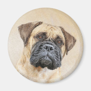 Bullmastiff-Malerei - Niedliche Original Dog Art Magnet