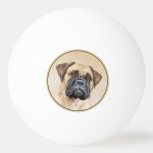 Bullmastiff-Malerei - Niedliche Original Dog Art Tischtennisball