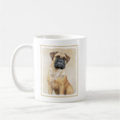 Bullmastiff-Malerei - Niedliche Original Hunde-Kun Kaffeetasse (Links)