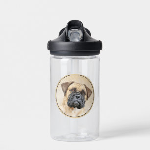 Bullmastiff-Malerei - Süße originelle Hundekunst Trinkflasche