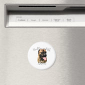 Bullmastiff-Mama 2 Magnet (In Situ (Geschirrspüler))