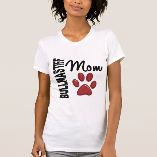 Bullmastiff Mama 2 T-Shirt (Vorderseite)