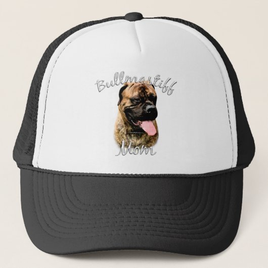 Bullmastiff-Mama 2 Truckerkappe (Vorderseite)