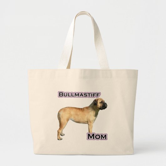 Bullmastiff-Mama 4 Jumbo Stoffbeutel (Vorne)
