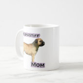 Bullmastiff-Mama 4 Kaffeetasse (Vorderseite Links)