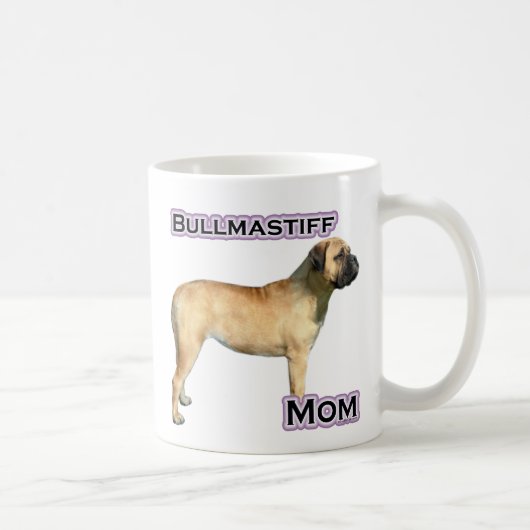 Bullmastiff-Mama 4 Kaffeetasse (Rechts)