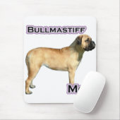 Bullmastiff-Mama 4 Mousepad (Mit Mouse)
