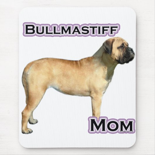 Bullmastiff-Mama 4 Mousepad (Vorne)