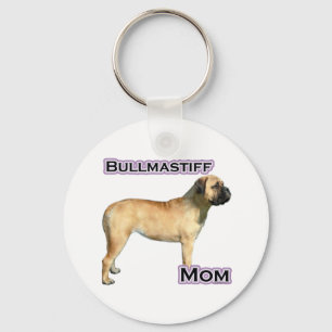 Bullmastiff Mama 4 - Schlüsselanhänger