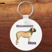Bullmastiff Mama 4 - Schlüsselanhänger (Vorderseite)