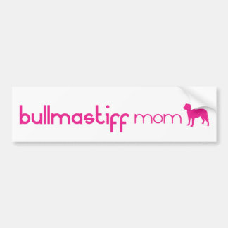 Bullmastiff Mama Autoaufkleber