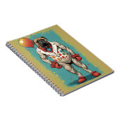 Bullmastiff mit Ballonheft Notizblock (Rechte Seite)