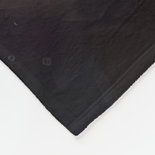 Bullmastiff mit Weihnachtsmann Weihnachten Fleecedecke (Ecke)