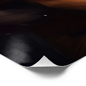 Bullmastiff mit Weihnachtsmann Weihnachten Poster (Ecke)