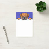 Bullmastiff Niedlich Mastiff Dog Lover Geschenkart Post-it Klebezettel (Büro)