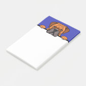 Bullmastiff Niedlich Mastiff Dog Lover Geschenkart Post-it Klebezettel (angewinkelt)
