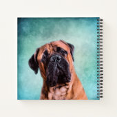 Bullmastiff Notizblock (Rückseite)