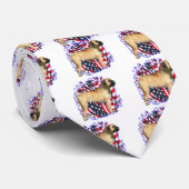 Bullmastiff Patriot Krawatte (Gerollt)