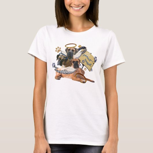 Bullmastiff Perfect Angel Apparel T-Shirt (Vorderseite)