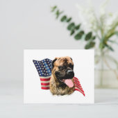 Bullmastiff Postkarte (Stehend Vorderseite)