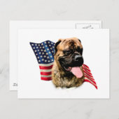 Bullmastiff Postkarte (Vorne/Hinten)
