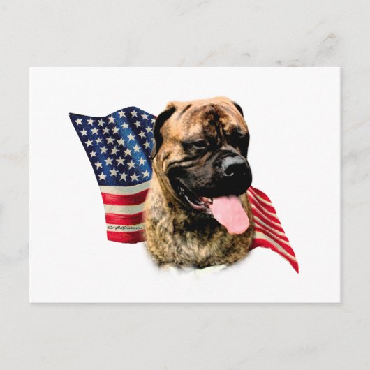 Bullmastiff Postkarte (Vorderseite)
