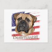 Bullmastiff Postkarte (Vorderseite)