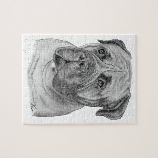 Bullmastiff Puzzle (Horizontal)