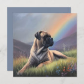 Bullmastiff Rainbow Bridge Benutzerdefinierter Hun (Vorne/Hinten)