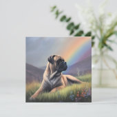 Bullmastiff Rainbow Bridge Benutzerdefinierter Hun (Stehend Vorderseite)